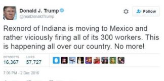 Trump Warns Rexnord About Relocating Bearings Plant To Mexico